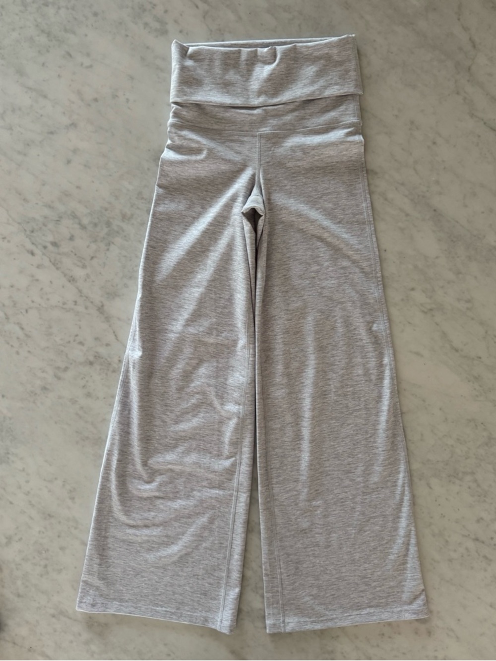 tala light gray fold over flare leggings - Picture 7 of 9